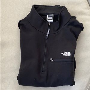 North Face black half zip